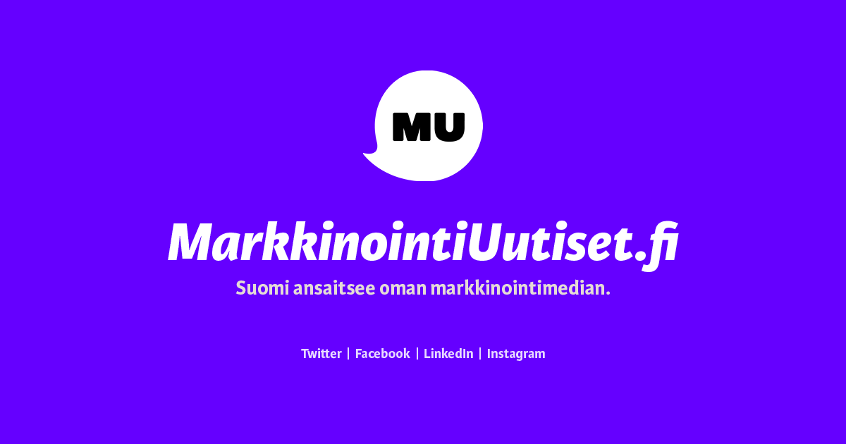 MarkkinointiUutiset.fi on uusi uutismedia markkinoinnista.